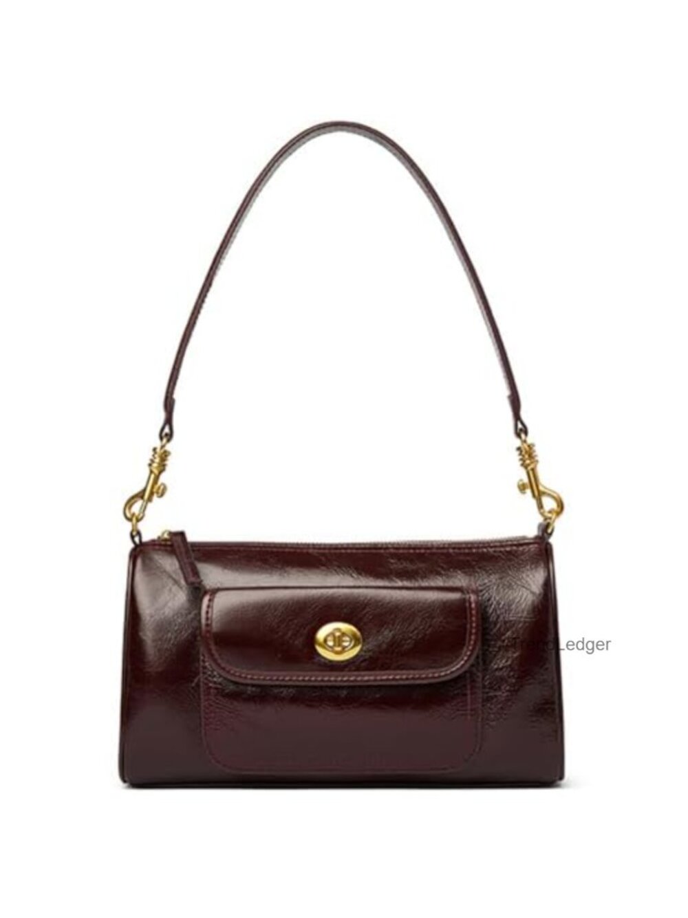 Genuine Leather Shoulder Bag Vintage Satchel Crossbody Purse Two Strap